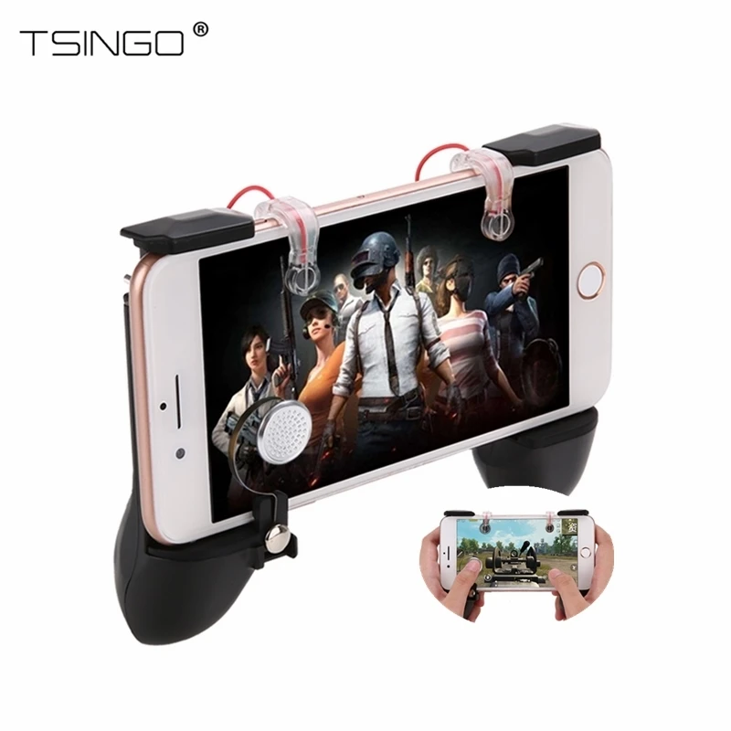 

For Fortni PUBG Mobile Gamepad Controller L1R1 Gaming Joystick Aim Key Shooter Trigger Fire Button For iOS Android Shooting Game