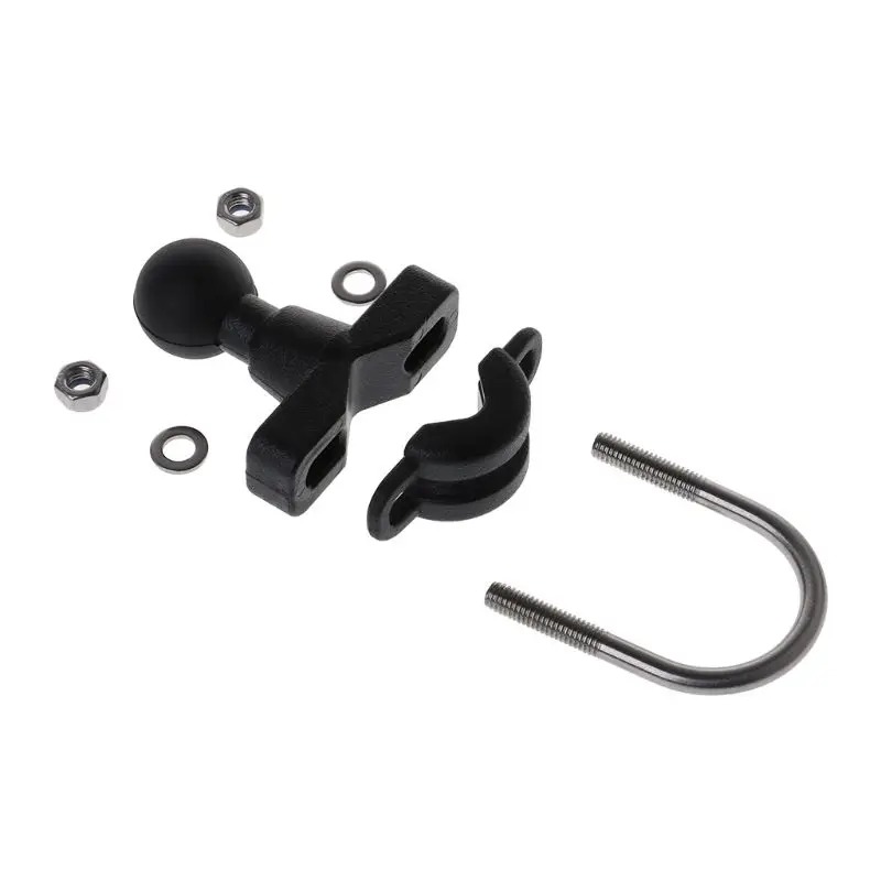 

U-Bolt Motorcycle Handlebar Bike Rail Rod Mount Base 1 Inch Ball for Gopro Camera Smartphone for Garmin Sony RAM Mount