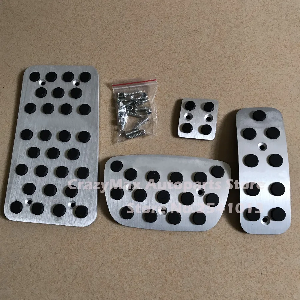 

DEE Car Accessories Gas Fuel Brake Footrest Pedal Pad Plate For Toyota Camry 2006-2015 AT Automatic Styling Sticker Pedale Kit
