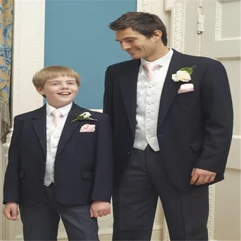 

2018 Custom Made Slim Fit Groom Tuxedos Black Side Slit Best Man Suit Wedding Groomsman Men Suits Bridegroom Birthday party suit