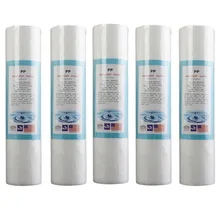 5 шт. сменные фильтры для осадков воды(1 микрон) 2," x 10" картриджи