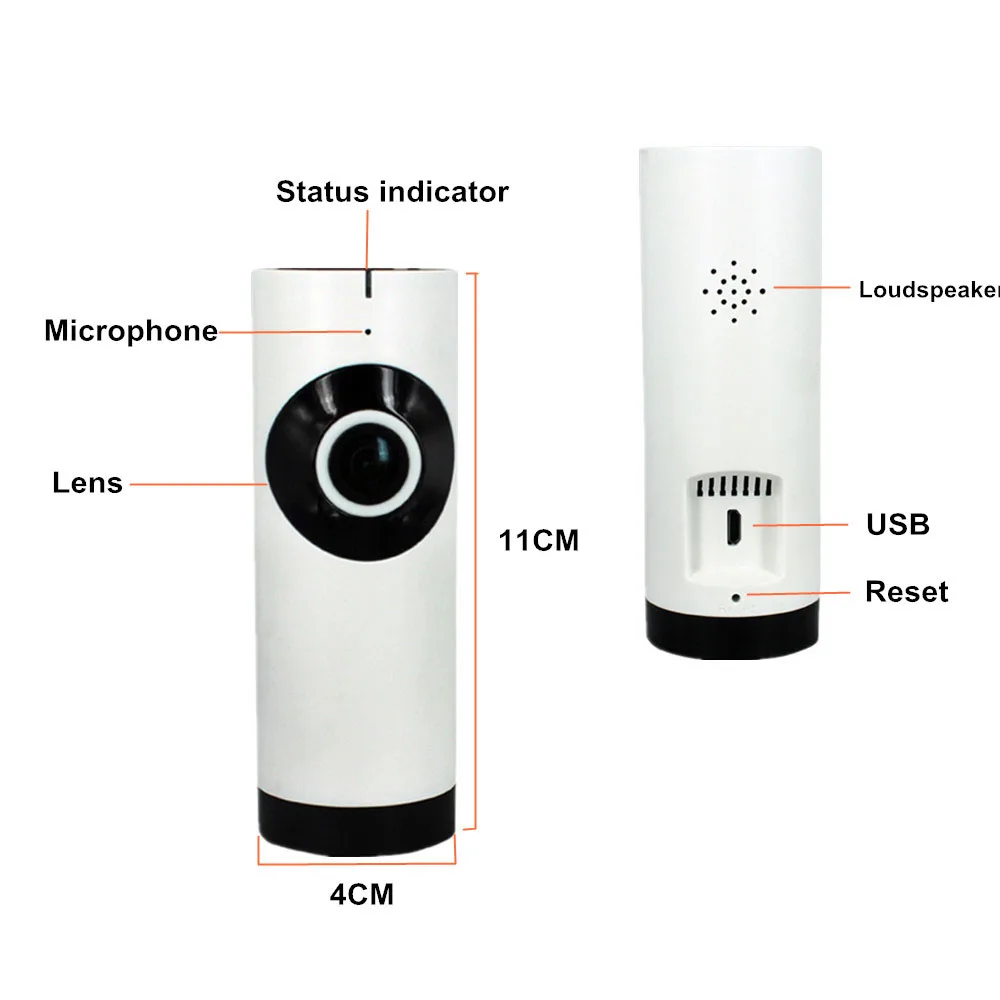 Новая ip-камера 180 градусов панорамный объектив «рыбий глаз» Wi-Fi двухсторонний аудио Детский Монитор внутренняя безопасность жилища CCTV IP Cam