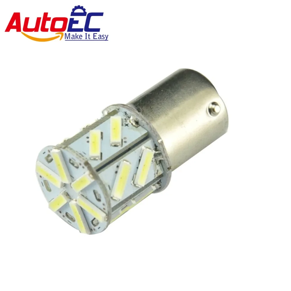 

AutoEC 1156 1157 18 smd led 7014 S25 BA15S BAY15d p21W p21/5w Car Auto Turn Signal Brake stop LED Light  Bulb Lamp 100x #LF45