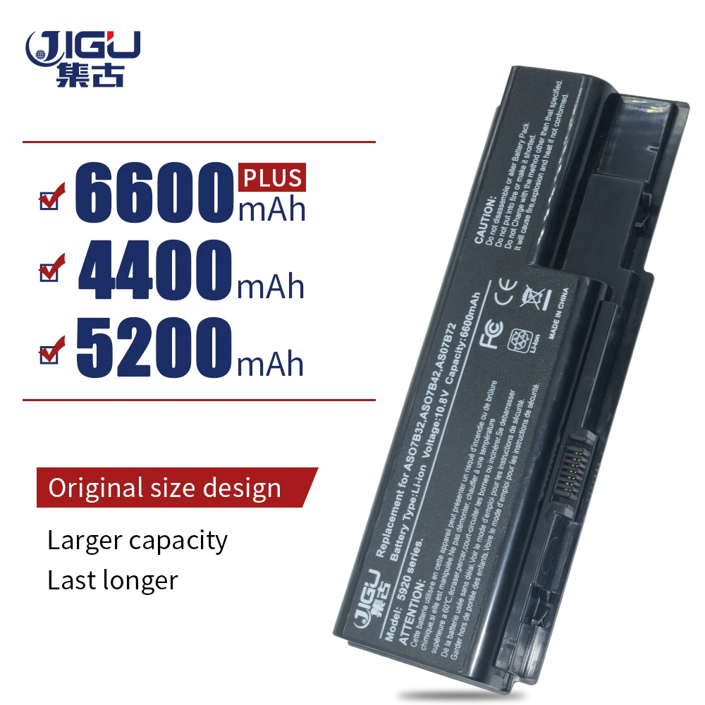 JIGU Laptop Battery For Acer Extensa 7230 7230E 7630 7630G 7630EZ 7630ZG 8730ZG 7630Z TravelMate 7230 7330 7530 7530G 7730G
