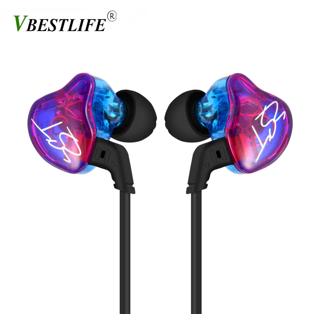

For KZ ZST Wired Cable Detachable Earphone Hybrid Banlance Armature Dynamic HiFi (Without Mic)