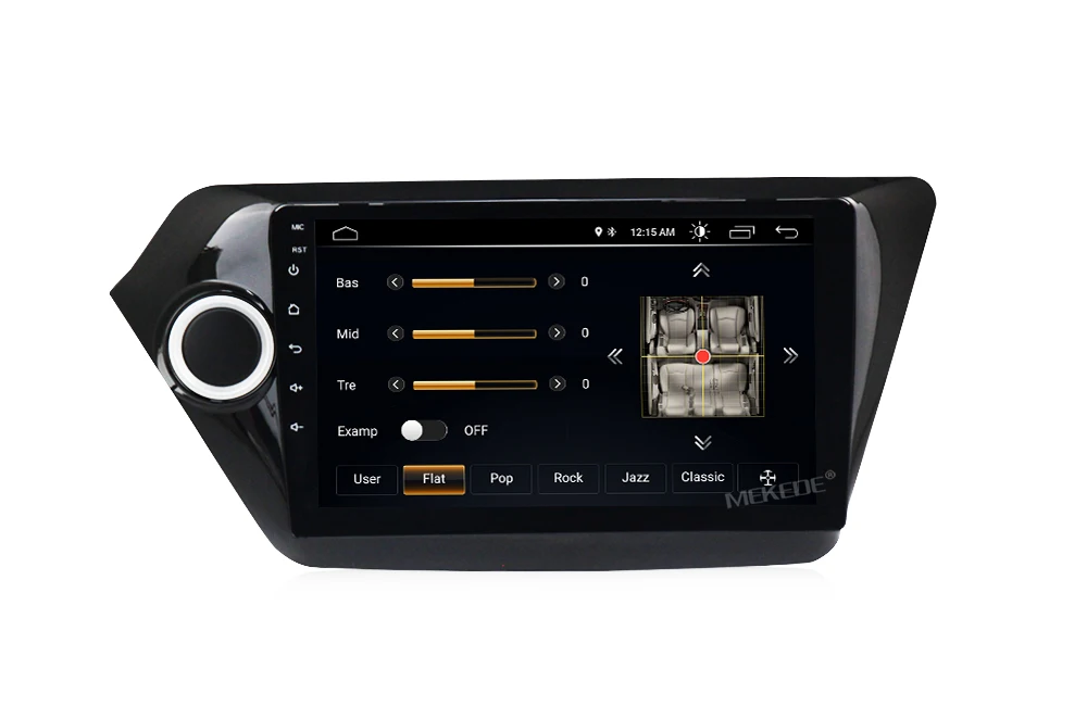 Sale Lowest price quad core processor android 8.1 car gps dvd player for Kia K2 Rio 2012-2015 car radio multimedia  wifi bluetooth 11