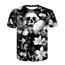 DEWIN Du Thunder Skull Футболка мужская женская хип-хоп летняя футболка Camisa Masculina женская футболка унисекс футболка harajuku