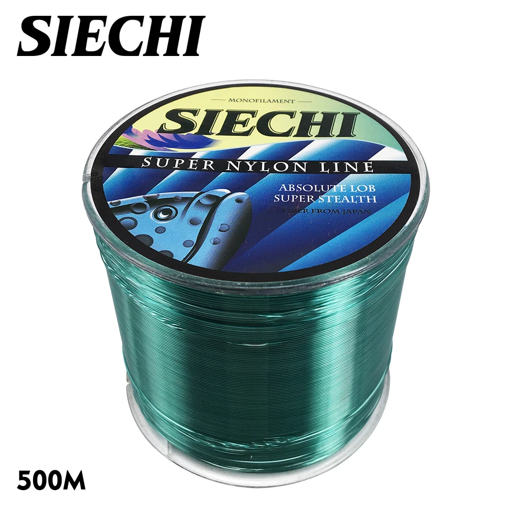 

2PCS SIECHI 500m Nylon Fishing Line 4-28LB Strong Japan Monofilament Rock Sea For Fishing Pesca