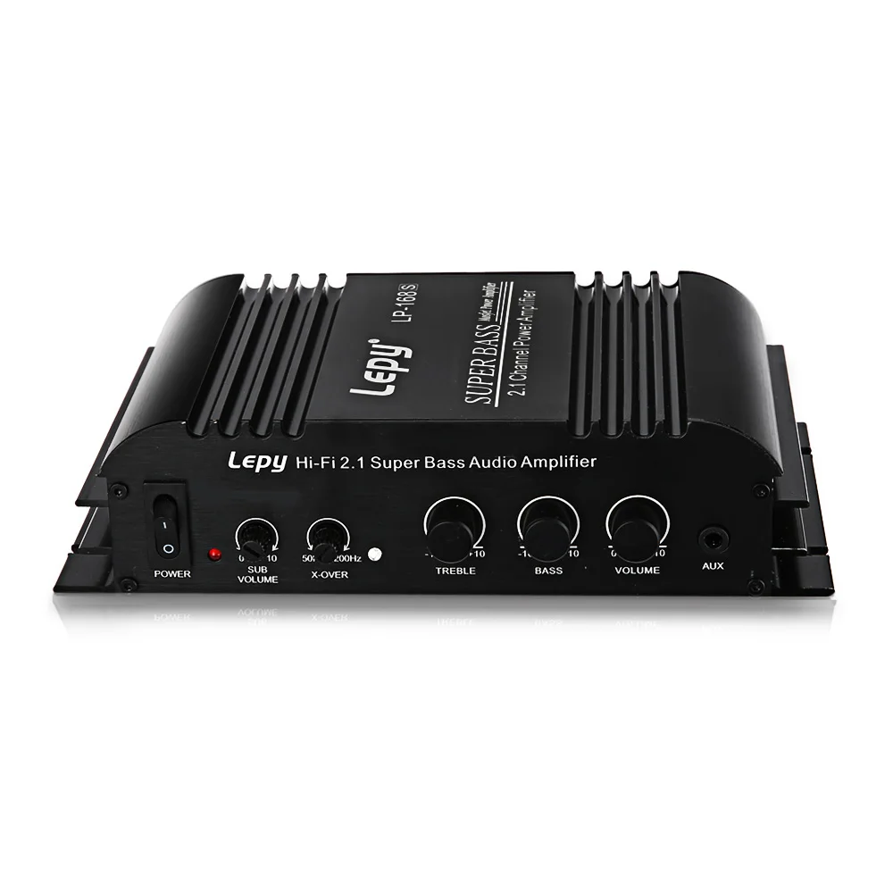 LP 168 S US Plug 2 1 канальный мини Hi Fi Стерео усилители Super Bass автомобильное аудио