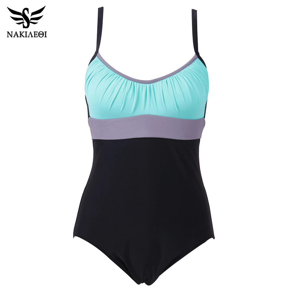NAKIAEOI-One-Piece-Swimsuit-Plus-Size-Swimwear-Women-Swimsuit-2019-Summer-Large-Beach-Vintage-Retro-Bathing