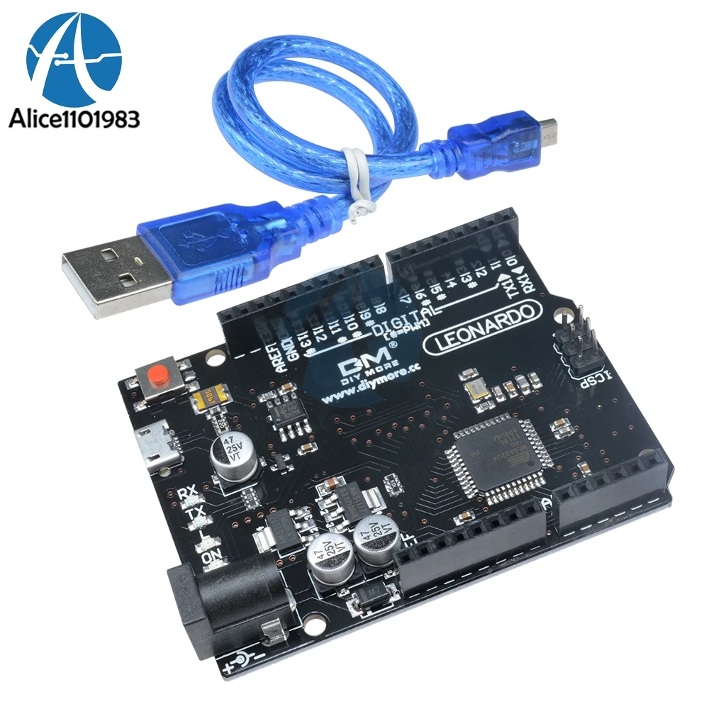 ATMEGA32U4 AU Леонардо R3 модуль для Arduino макетная плата Pro Micro USB 3 V 5V 16 МГц ШИМ канала