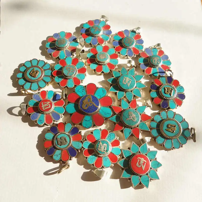5 шт./партия винтажные Подвески с подсолнухами tbn329|mixed charms lot|lot 5pcslot lot |