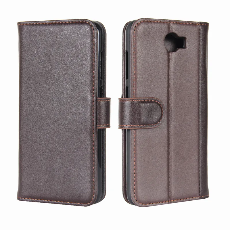 For Huawei Y6 II Compact Case Huawei Y6 II Compact Cover 5.0 Genuine Leather Flip Case For Huawei Y6 II Compact Phone Case Bag (17)