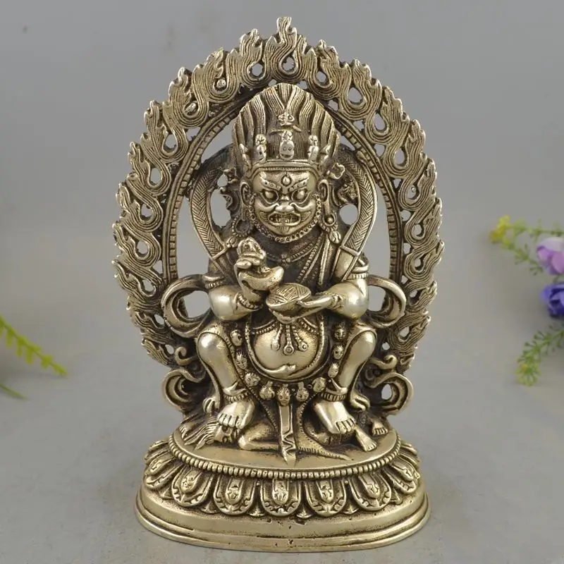 27 Шунь чудесный тибетский серебряный большой череп голова смерти netsuke