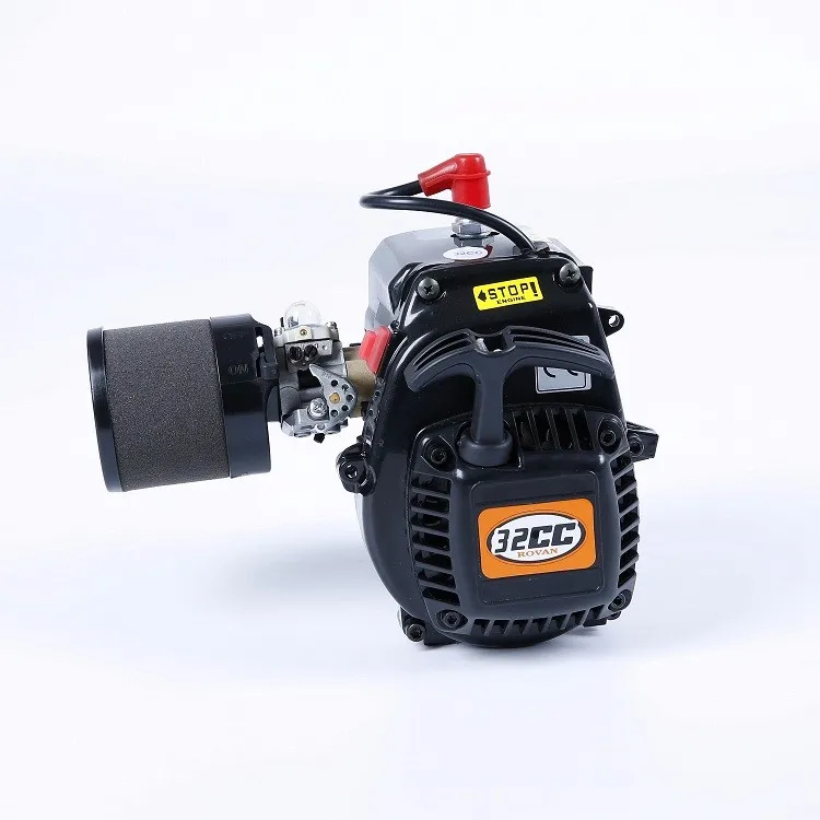 

32CC Four-point Fixed Easy Start Engine with Wind Door Air Filter Walbro813 Carburetor NGK Spark Plug for 1/5 HPI ROVAN KM BAJA