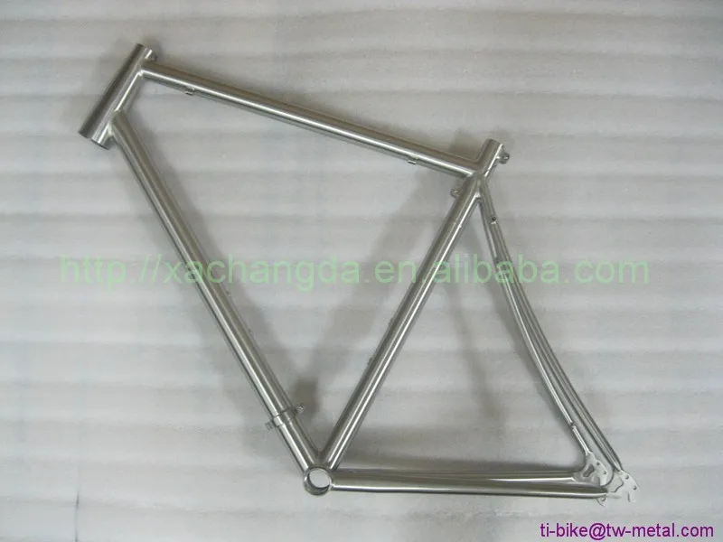 Best Titanium breakaway & Couple Bike frame Mountain with taper head tube Custom Bike frame with brushed XACD titanium MTB bike frame 1 Best Titanium breakaway & Couple Bike frame Mountain with taper head tube Custom Bike frame with brushed XACD titanium MTB bike frame 1