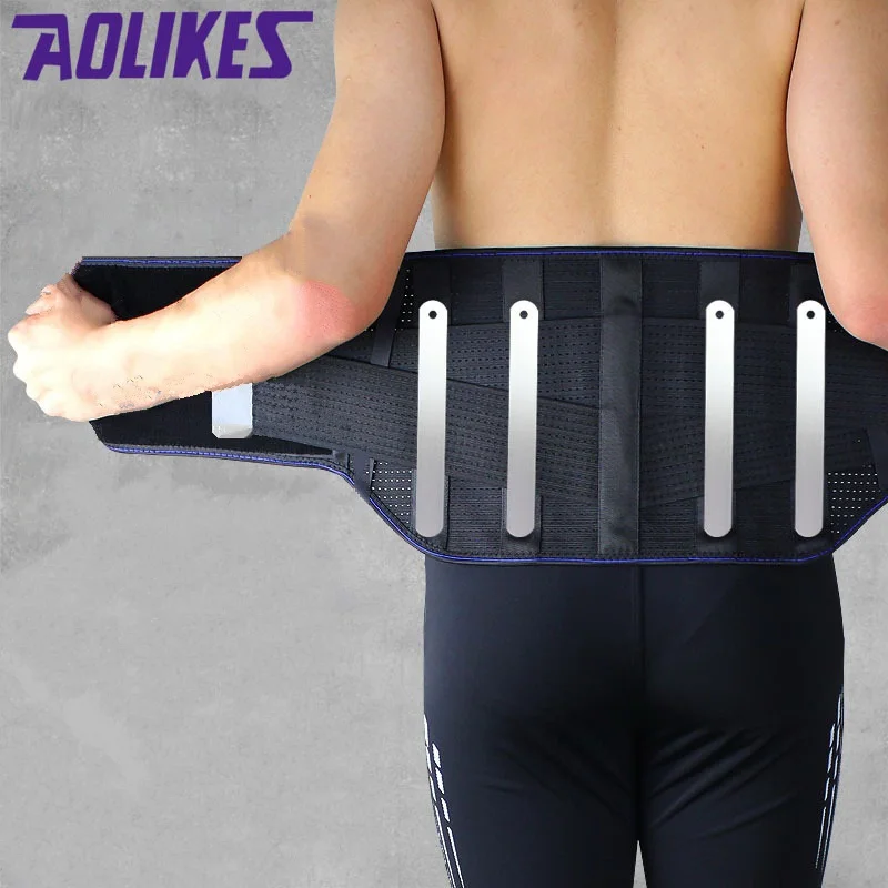 Prix pour AOLIKES 1 Pcs Taille Musculation Sport Sous Pression Ceinture En Acier Protecteur de Soutien Lombaire Retour Douleur Souche pour Gym Yoga Prix pour AOLIKES 1 Pcs Taille Musculation Sport Sous Pression Ceinture En Acier Protecteur de Soutien Lombaire Retour Douleur Souche pour Gym Yoga