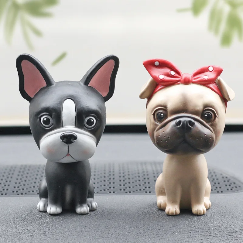 

Nodding Dog Car Shake Head Dog Dolls Dashboard Car Decoration Accessories Auto Shaking Head Toy for Automoibles Car-styling