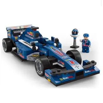 

Sluban Building Block Silver Arrows F1 Racing Formula 0353 1:24 Assembled Children's Educational Toys