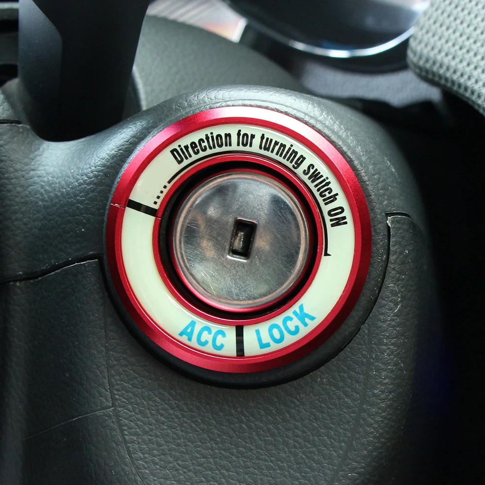Светящаяся наклейка на зажигание переключатель Крышка Автомобиля Наклейка кольцо автомобиля Стайлинг для Chevrolet Cruze для Opel Mokka ASTRA J Insignia Sport Tourer