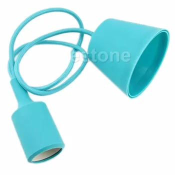 

Hot Silicone E27 Home Ceiling Pendant Lamp Light Bulb Holder Hanging Fixture