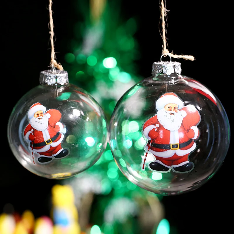 

Christms Tree Decoration Supplier / Father Christmas Carry Gift Bag/ Xmas Ornament Glass Ball Event Party Outdoor Indoor decor