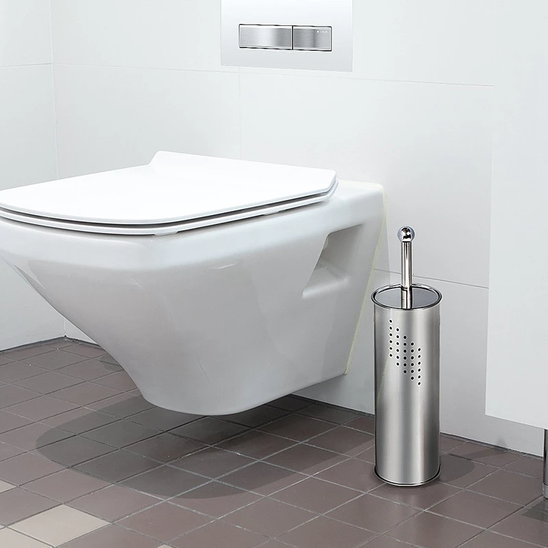 

Shuttle Stainless-Steel Brush, Elegant And Modern Design Toilet Brush For Deep Cleaning Of Toilet, Rust And Corrosion Proof, S