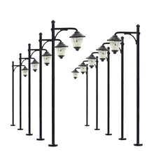 Lámpara Led de vía férrea para exteriores, farolas de 6cm y 12V, modelo LYM10, 10 Uds.