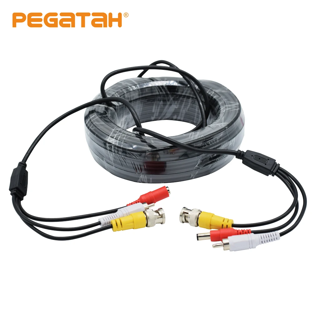 HD-TVI 10 Male 5.5 x 2.1mm DC Power Connector Pigtail surveillance Security