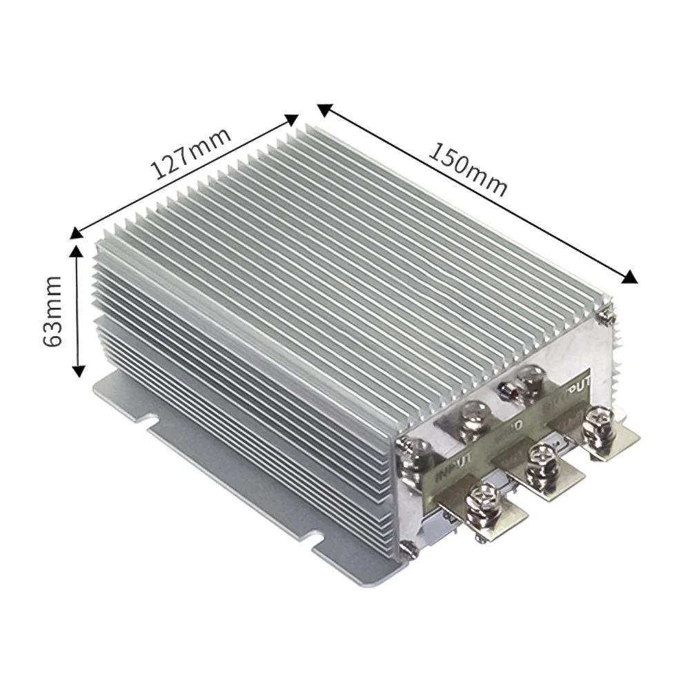 Изделия синьвэй DC36V 48В до DC12V 60A 720 Вт Шаг вниз Мощность конвертер Алюминий Напряжение регуляторы напряжения Стабилизаторы неизолированный бак для аудио