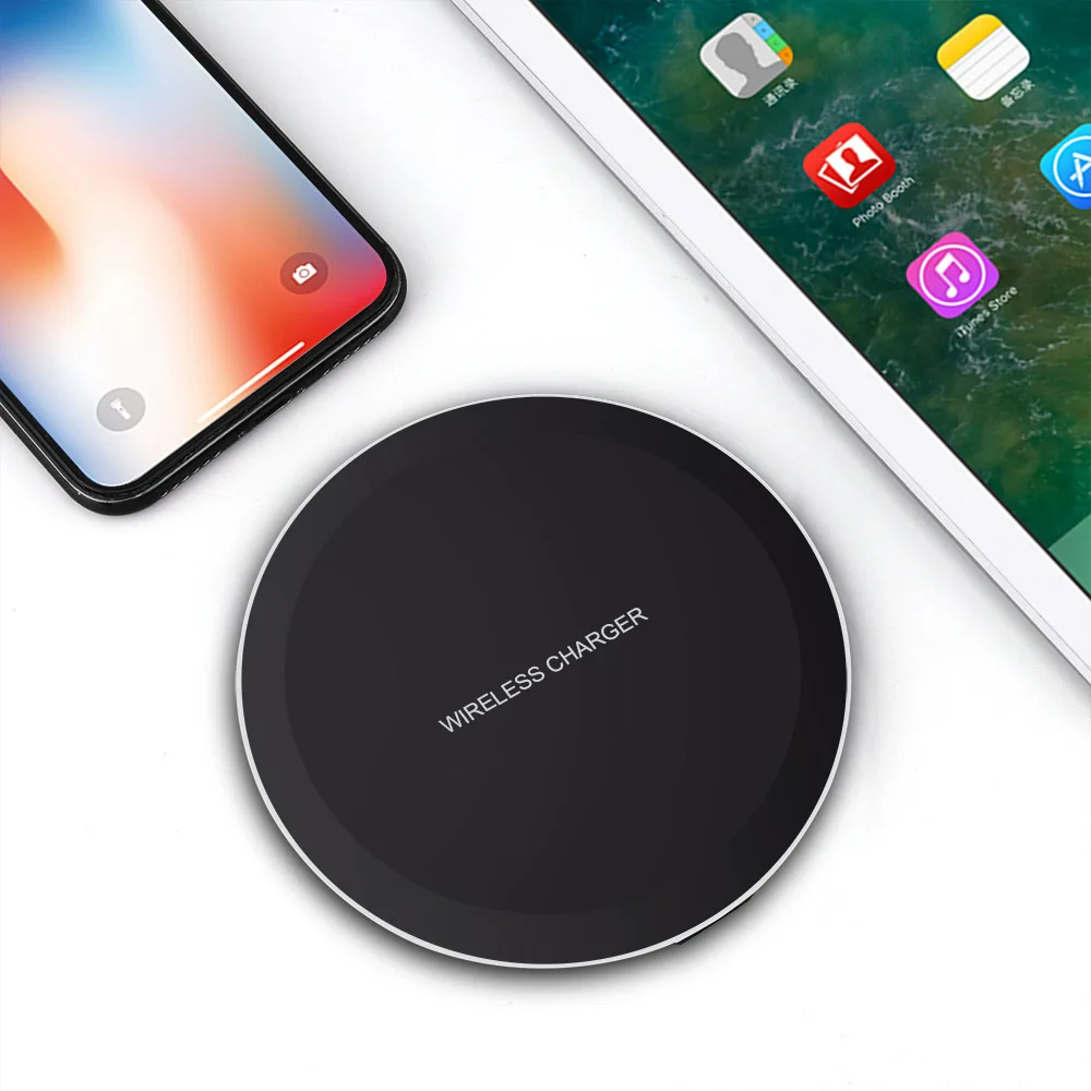 Беспроводное зарядное устройство DCAE QI для iPhone X 8 XS Max XR Samsung S10 S9 S8 Plus Xiaomi Mi 9
