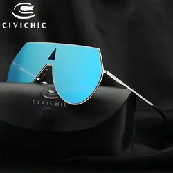 Civichic 2017, Новая мода Для мужчин Для женщин HD Солнцезащитные очки для женщин Уникальный Дизайн большие очки Hipster streetsnap Óculos De Sol UV400 Gafas e235