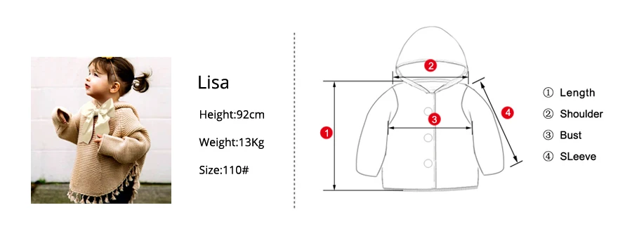 IYEAL/Новинка; свитер для маленьких девочек; пальто; милый плащ с капюшоном; свитера; детская куртка; Верхняя одежда; милая детская одежда
