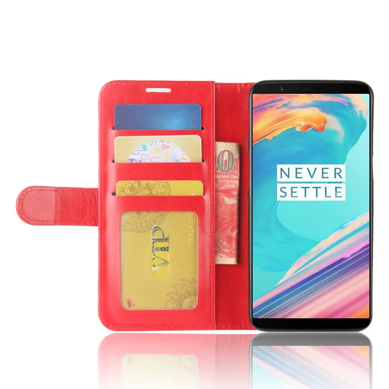 Coque для OnePlus 5/5 т A5000 A5010 Капа Флип Бумажник телефон искусственная кожа+ Мягкий силиконовый чехол для OnePlus 5 т 5 т Fundas сумки