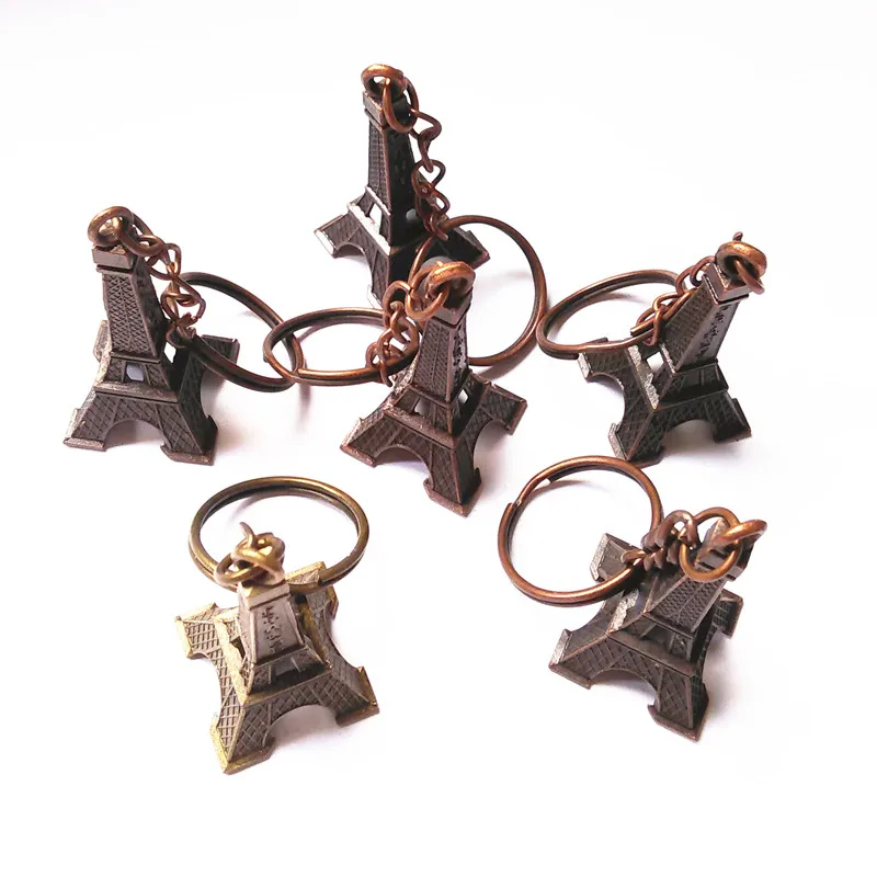 Fashion Antique Bronze Plated Antique Copper Plated Tower Design Key