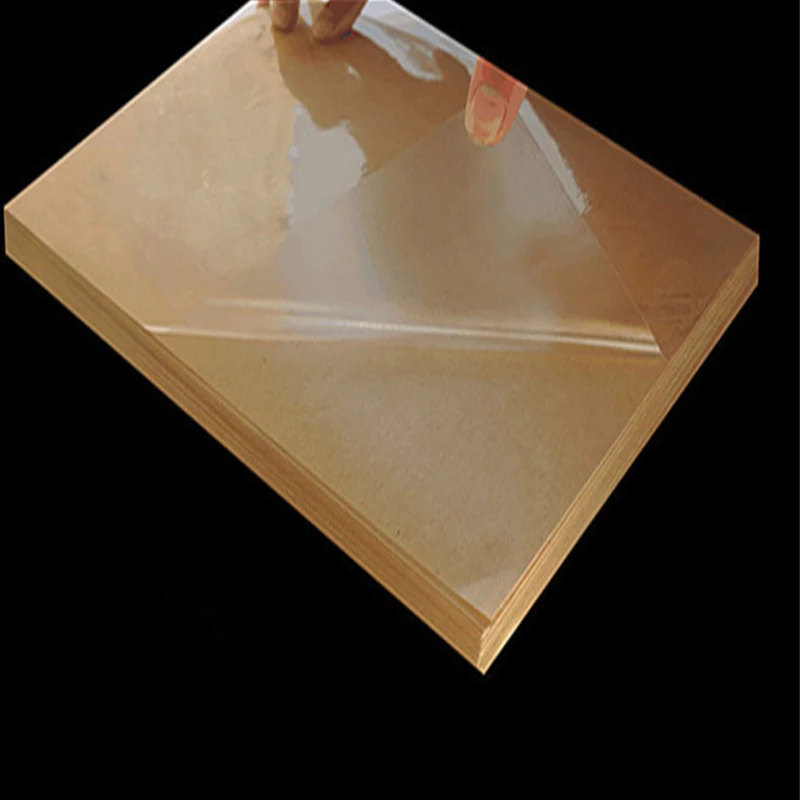50sheets a4 size 210mmx297mm clear blank glossy pvc