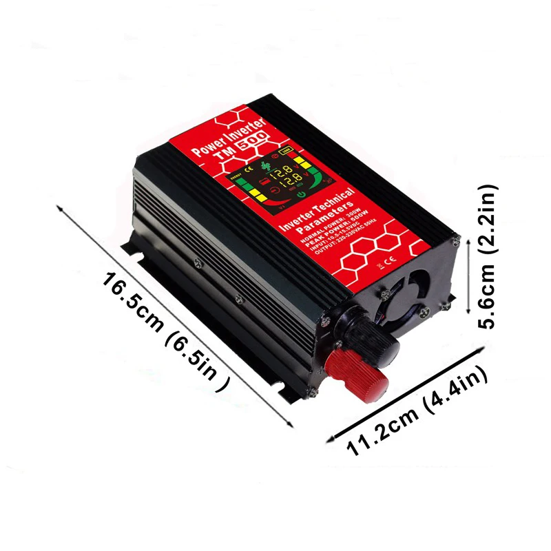 300 W или 600 W Мощность инвертор DC12V до 220 В переменного тока инвертор автомобиля с 3.1A Автомобильная usb-зарядка с светодиодный свет