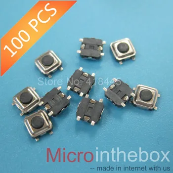 

Tact Switch 3x3 3*3 3x3x1.5 100PCS push button switch 4pin smd tv led monitor switch small mini micro controller key switch