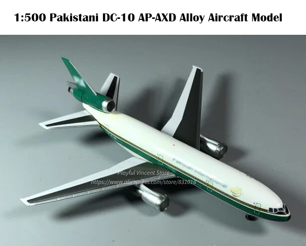 

Boutique rare 1:500 Pakistani DC-10 AP-AXD Alloy Aircraft Model Collection model