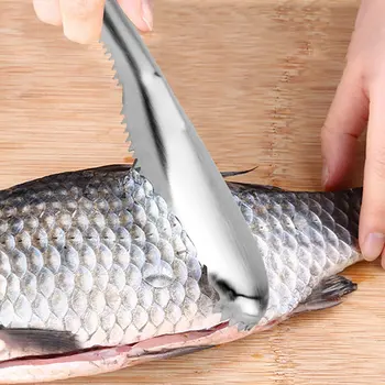 

Outdoor Fishing Tools Stainless Steel Scraper Scales Fish Scale Planers Go Fish Scales Brush Fish Scales Kitchen Peeler Tool
