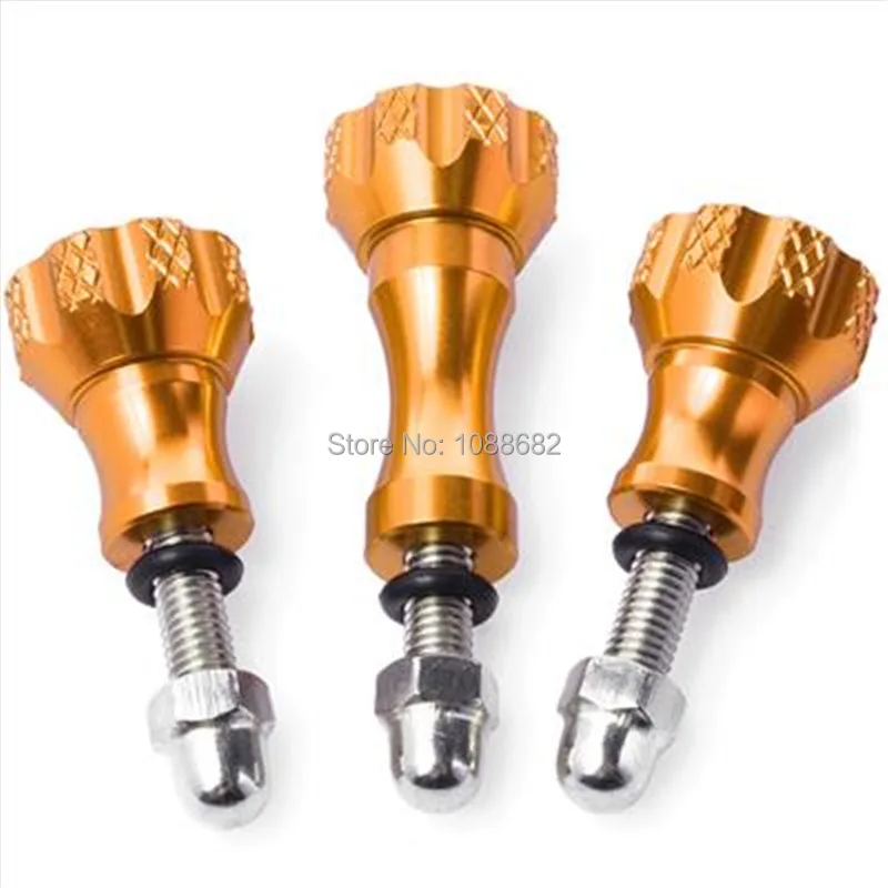 3PcsSet Aluminum Thumb Knob Screw for Mini Camcorder GoPro Hero 4 3 SJ4000 SJ5000 Mount Accessories (9)
