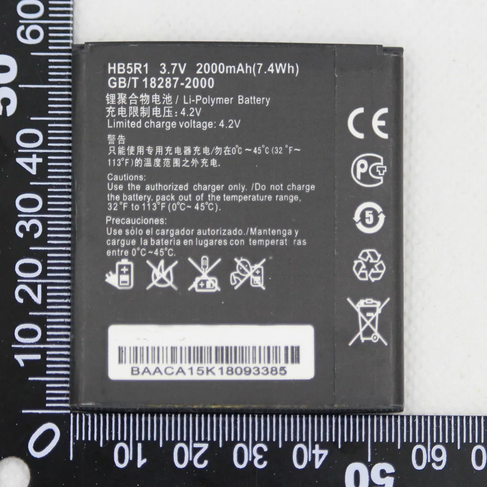 10 шт./лот HB5R1 аккумулятор 2000 мАч для Huawei Ascend G500D G600 P1 LTE 201HW Панама U8520 U8832 U8832D U8836D U8950