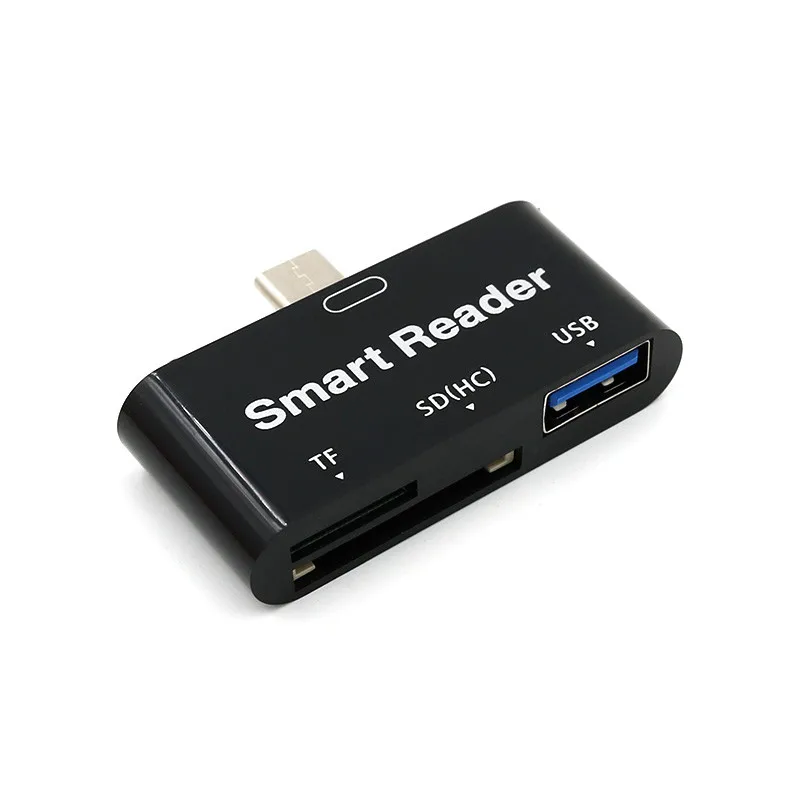 Поддержка hot plug type-C 3 в 1 Универсальный адаптер для чтения карт памяти USB/TF/SD для samsung Galaxy Note 7 без диска