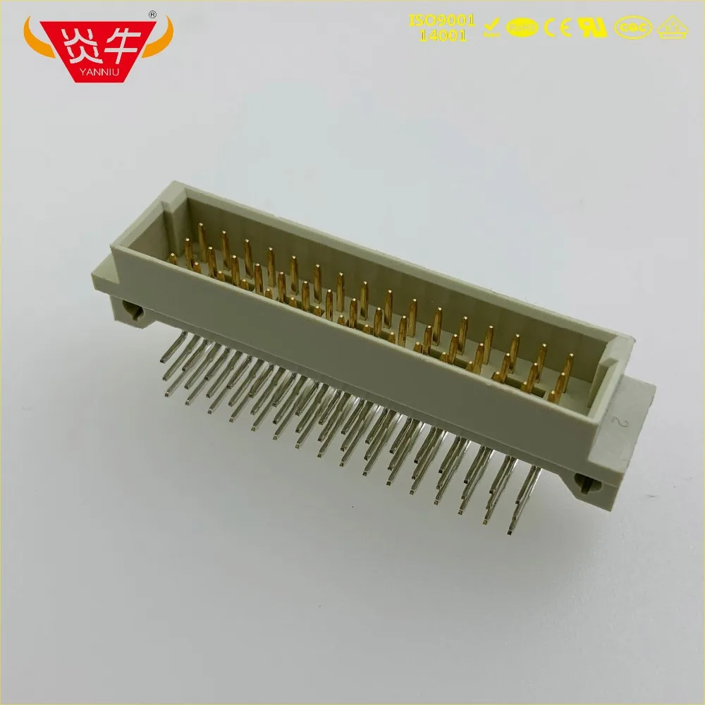 348 DIN41612 DIN разъем 710-1100-3148-R 3*16P 48PIN мужской правый Угловые булавки европейская розетка 9001-15481COOA NEXTRON OUPIN