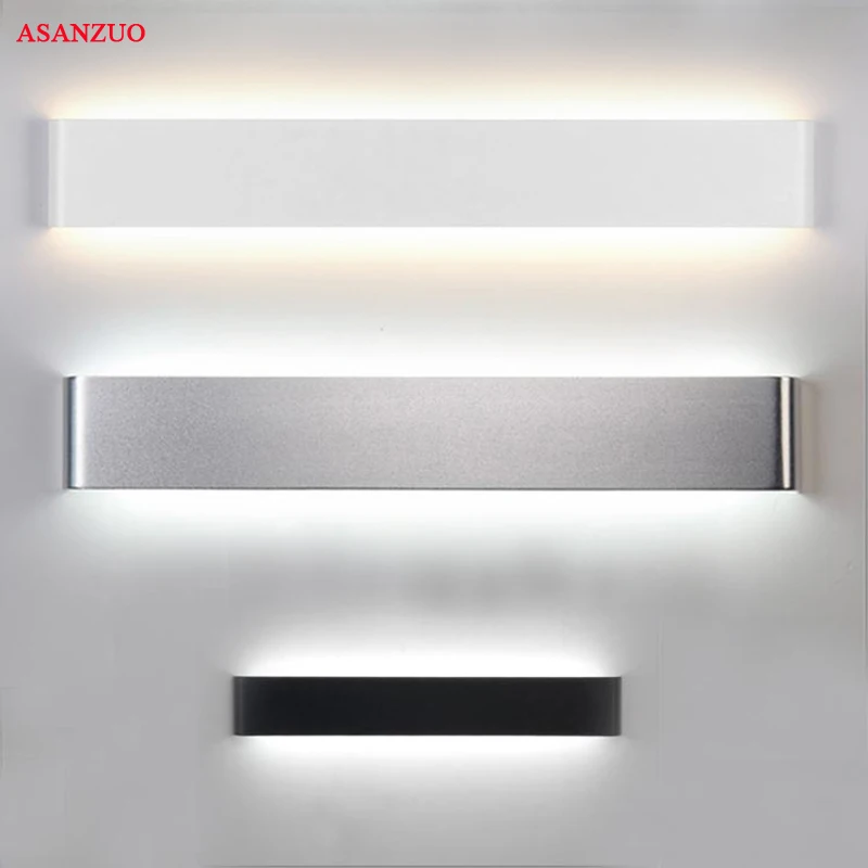  Rectangle Led Wall Lamp Bedside Sconces 4W8W14W18W Light lamp 110V 220V Living Room Bathroom Mirror - 32950494210
