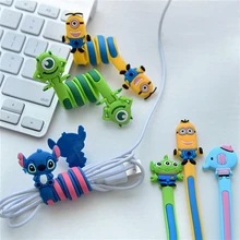 Cartoon Earphone Cable Wire Cord Organizer Holder Winder for Phone Tablet MP3 MP4 MP5 Computer Headphone winding thread tool