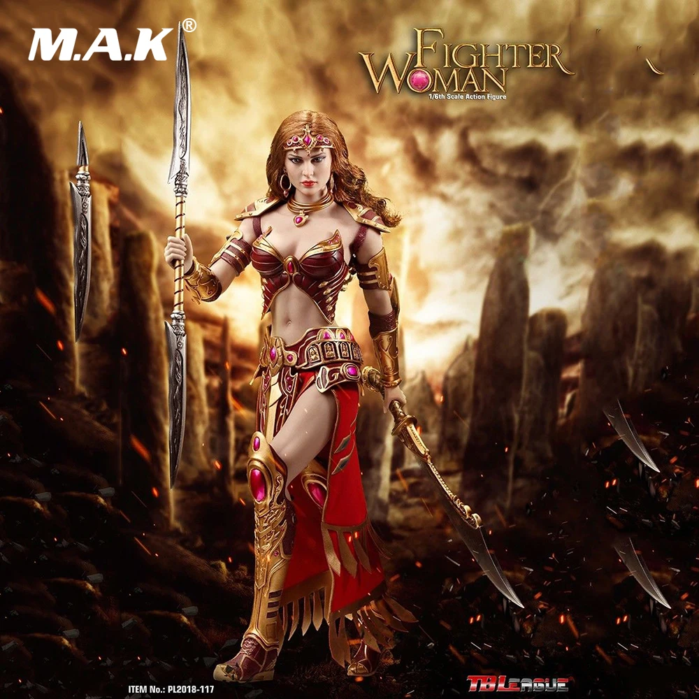 

In Stock For Collectible Full Set Action Figure TBLeague PL2018-117 1/6 Fighter Woman Soldier Warrior Female Figure for Fan Gift