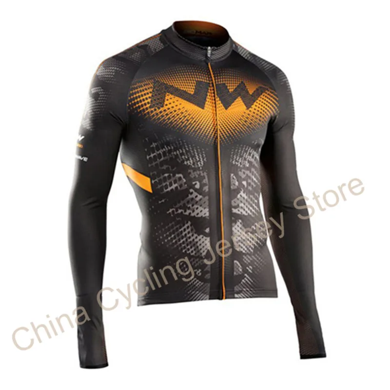 

2019 NW Pro Cycling Jersey Long Sleeve Racing Mountain jacket Bicycle Clothing MTB Bike Wear bicicleta Cycle Clothes Men #314
