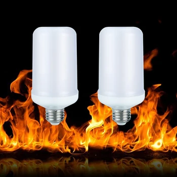 E27 LED Flame Lamp 85-265V Dynamic Flame Effect LED Light SMD 2835 Ampoule LED Emulation Flame LED Lights Bulb Home Indoor Decor
E27 LED Flame Lamp 85-265V Dynamic Flame Effect LED Light SMD 2835 Ampoule LED Emulation Flame LED Lights Bulb Home Indoor Decor