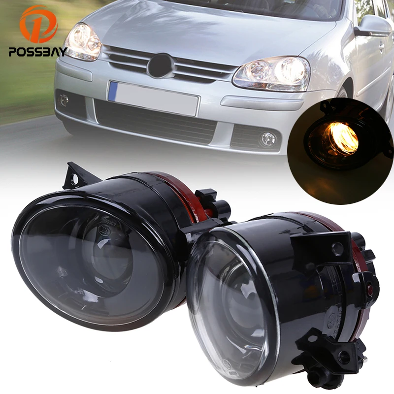 POSSBAY Halogen Foglamps for VW Jetta/Golf MK5 Fog Lights for VW Golf